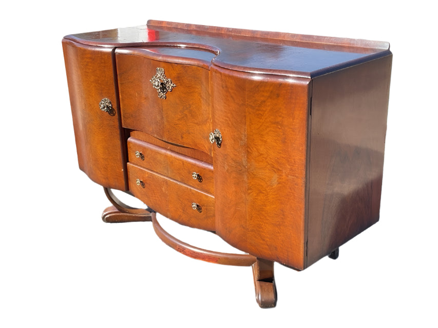 1950s Beautility Walnut Sideboard