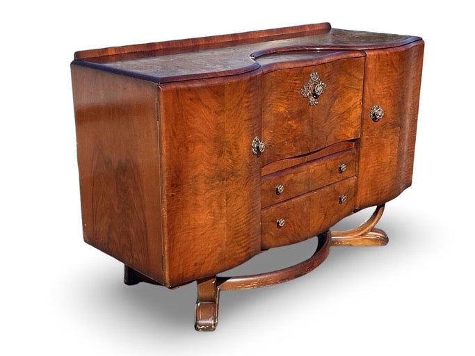 1950s Beautility Walnut Sideboard