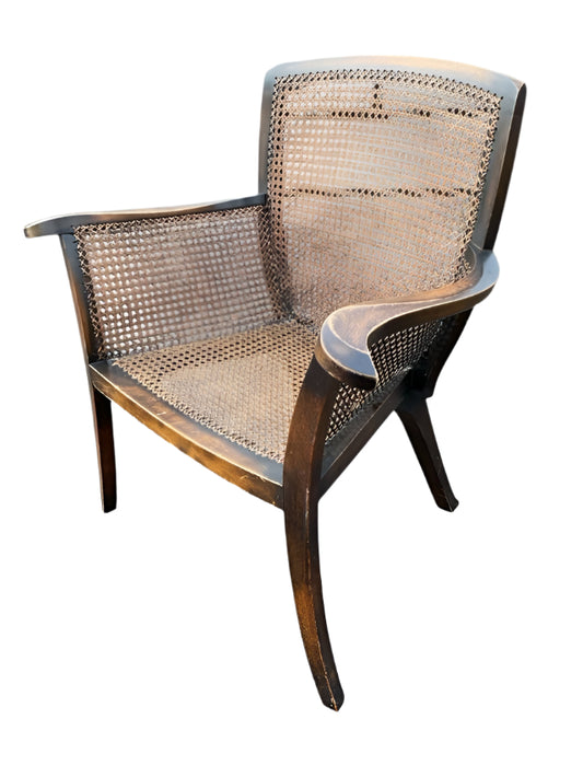 Unique Edwardian Mahogany Armchair