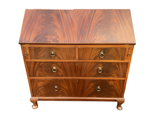 Georgian Style Mahogany Bureau