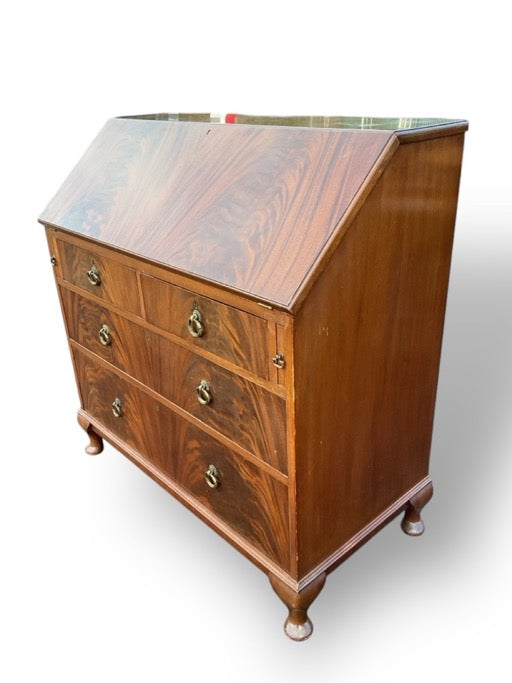 Georgian Style Mahogany Bureau