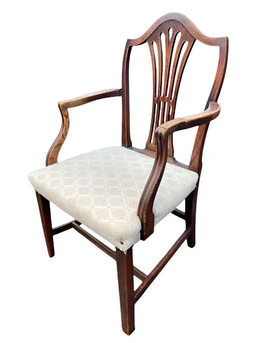 Georgian Elm Country Armchair