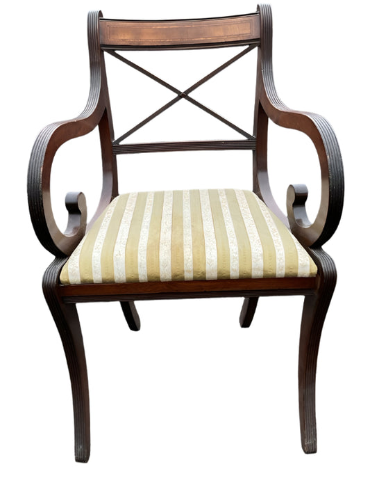 Regency Style Mahogany Armchair