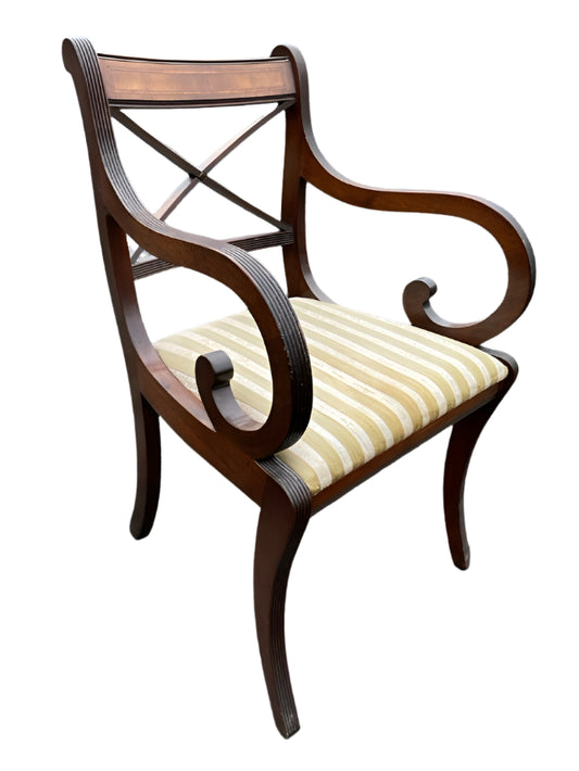 Regency Style Mahogany Armchair