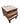 Antique Mahogany Commode Stool